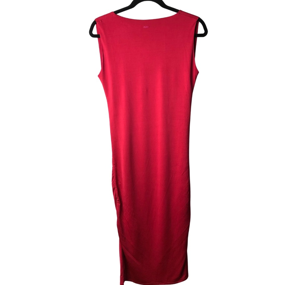 Sean John Fuscia Pink Sleeveless Midi Medium Dress - Picture 3 of 13